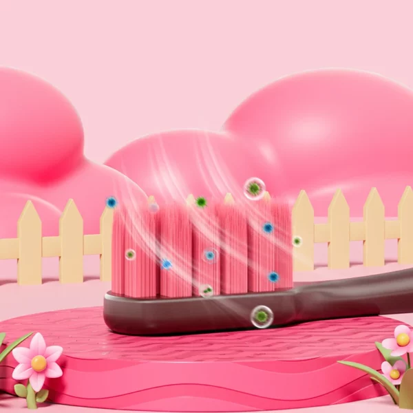 Strawberry Bear Cartoon Toothbrush